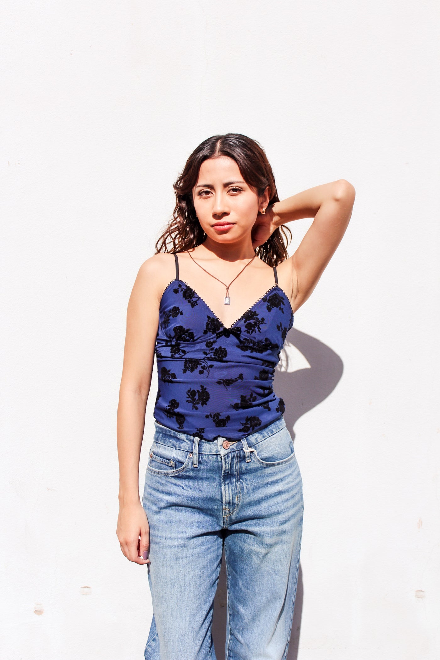 Midnight Velvet Flocked Cami by 75