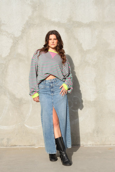 CLASSIC STRIPED CREW by Free People