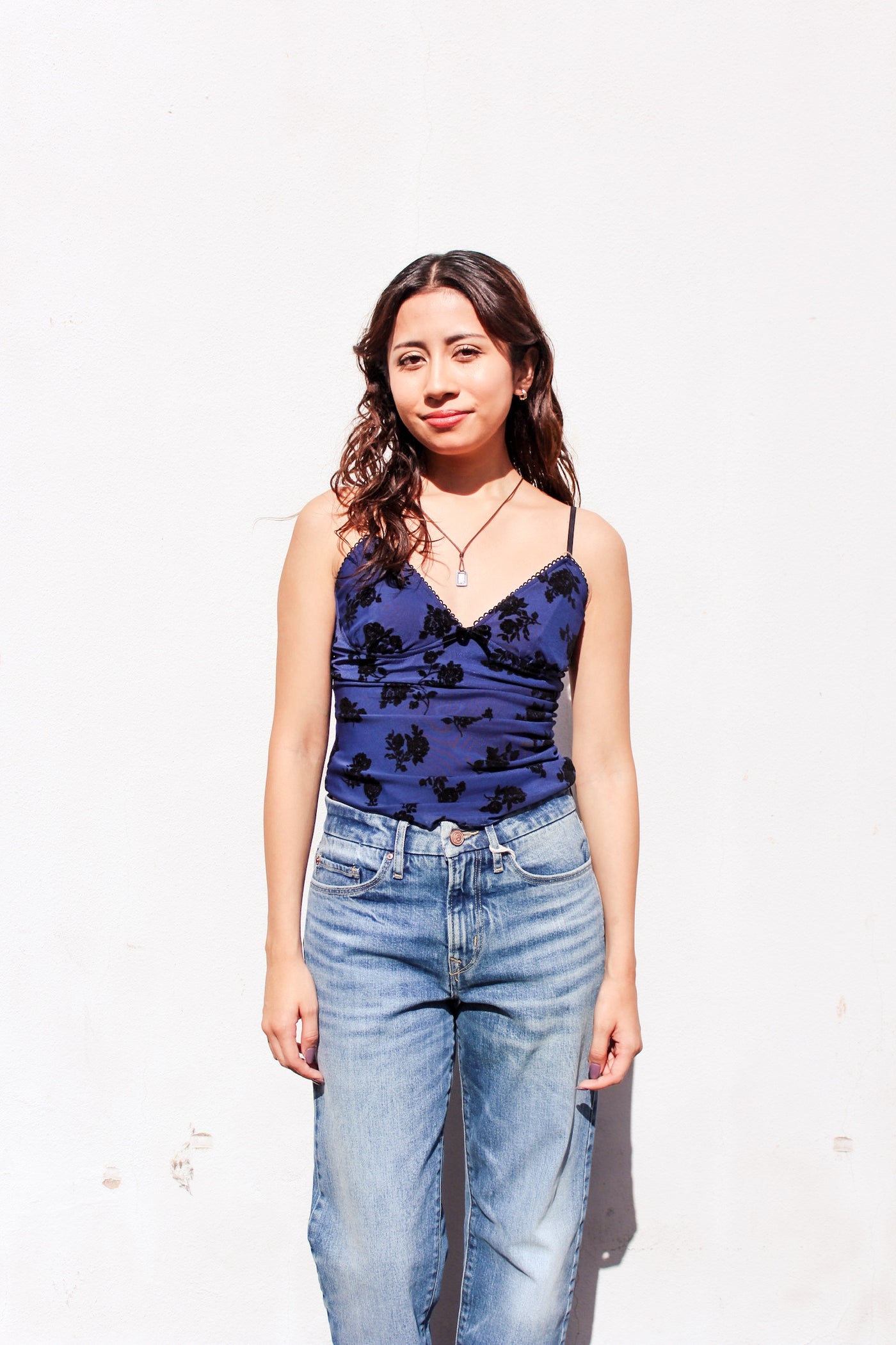 Midnight Velvet Flocked Cami by 75