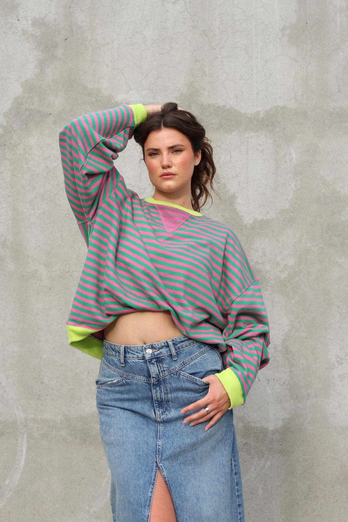 CLASSIC STRIPED CREW by Free People