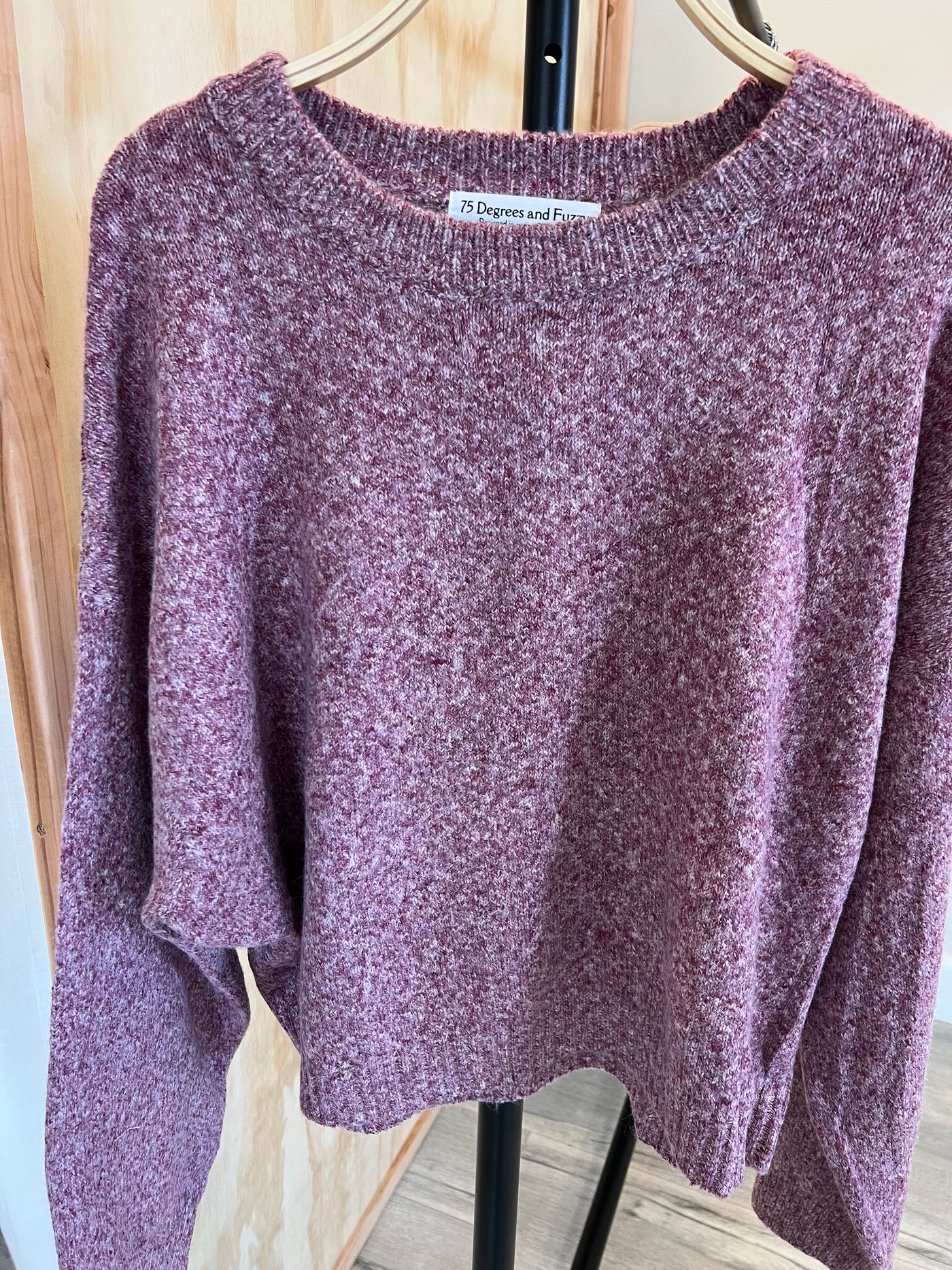 The Merlot Dreams Knit Sweater by 75