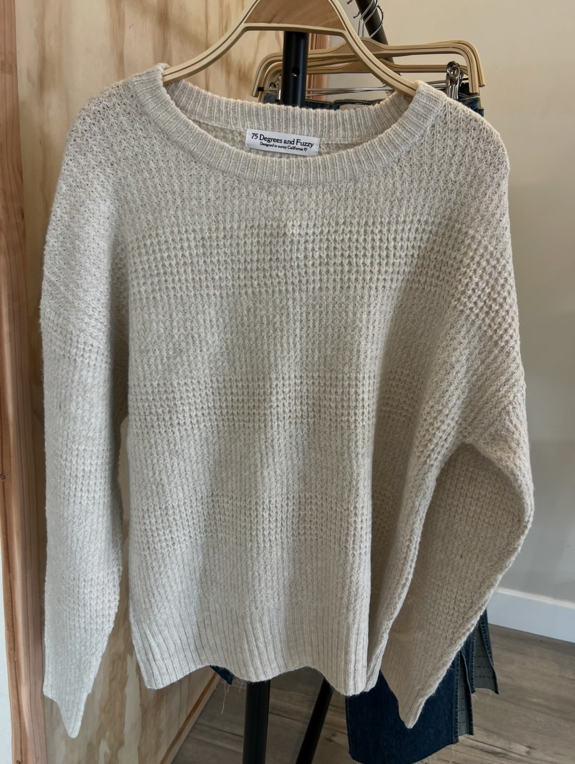 The Sand & Sea Waffle Knit Sweater by 75