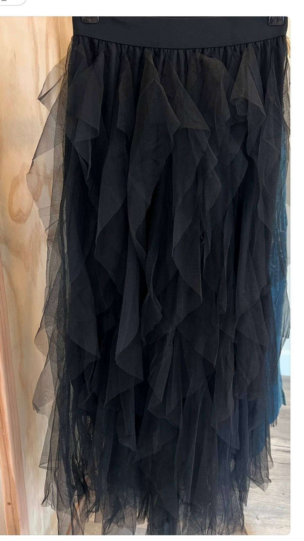 The Midnight Ruffle Tulle Skirt by 75