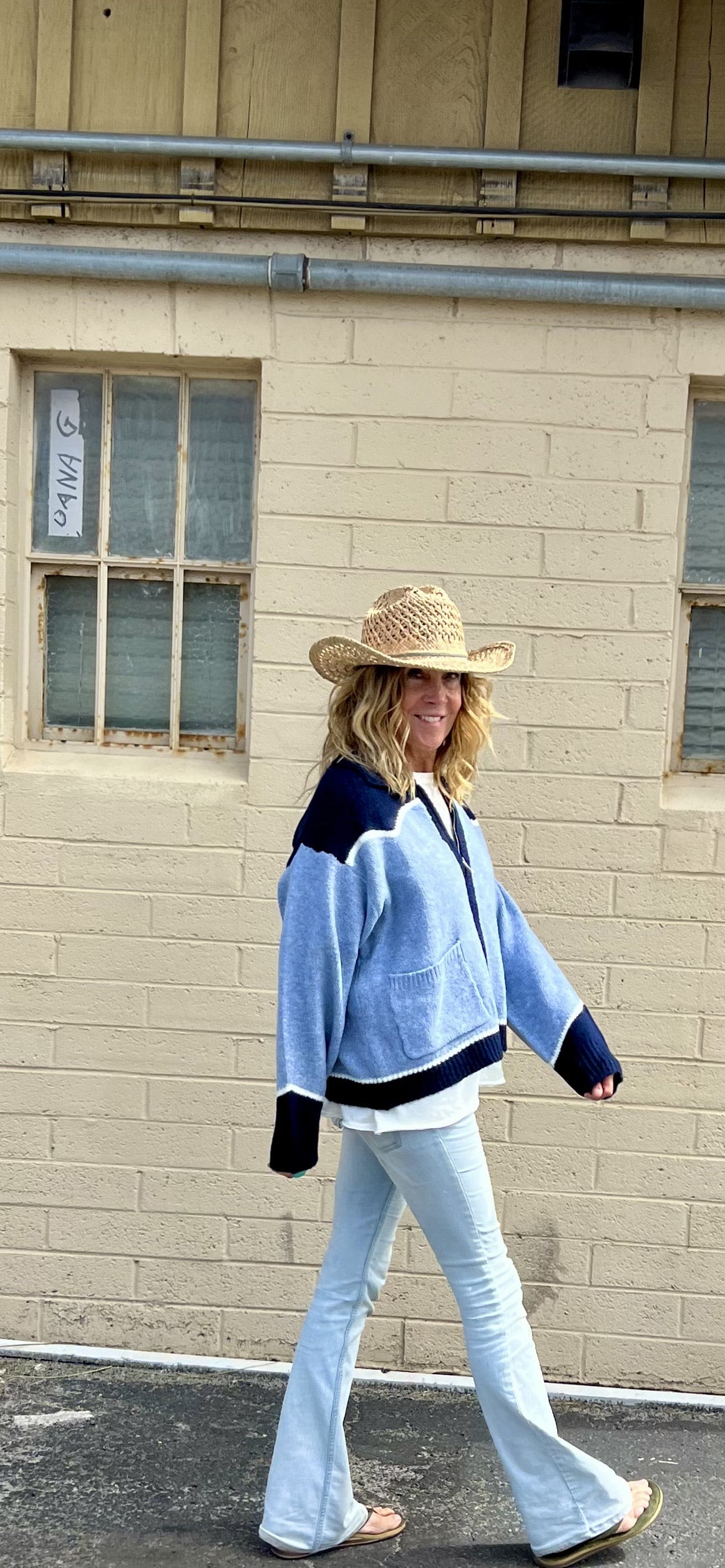 Rodeo Rider Zip-Up Sweater by 75