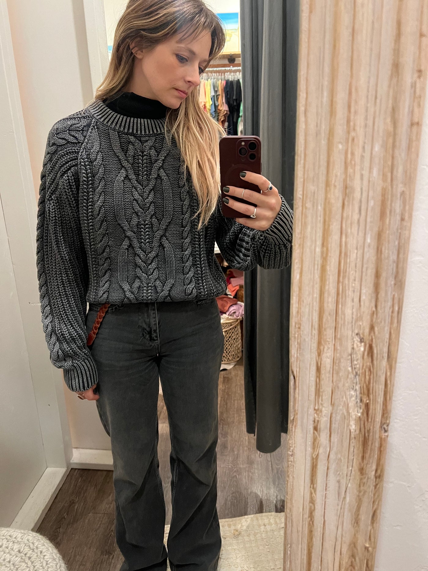 Frankie Cable Sweater by Free People