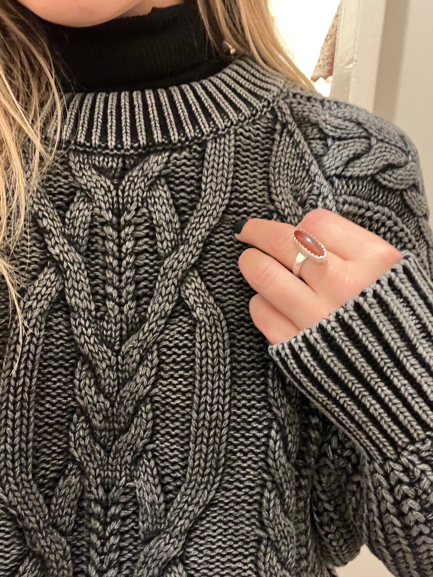 Frankie Cable Sweater by Free People