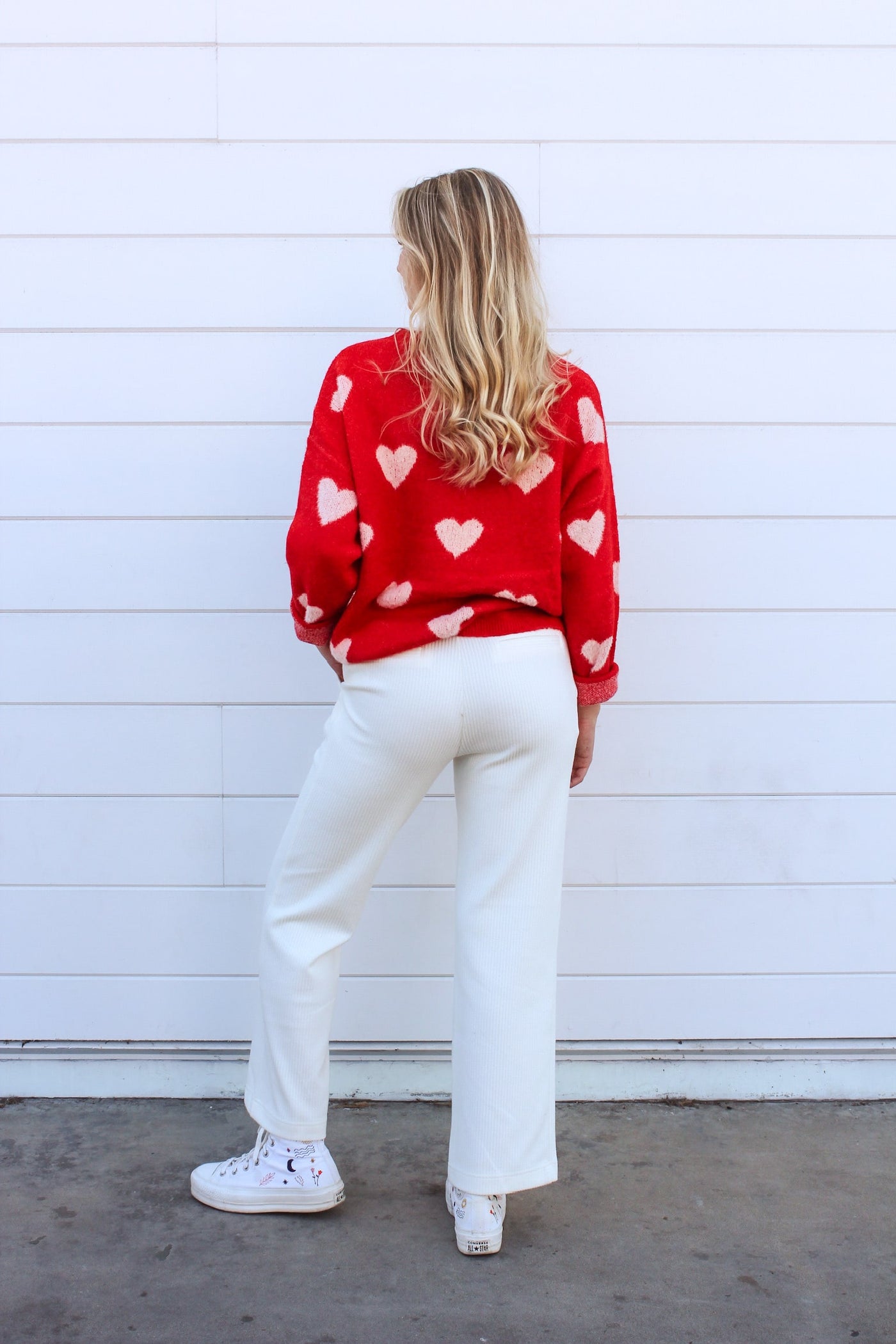 Blushing Hearts Cozy Sweater by 75