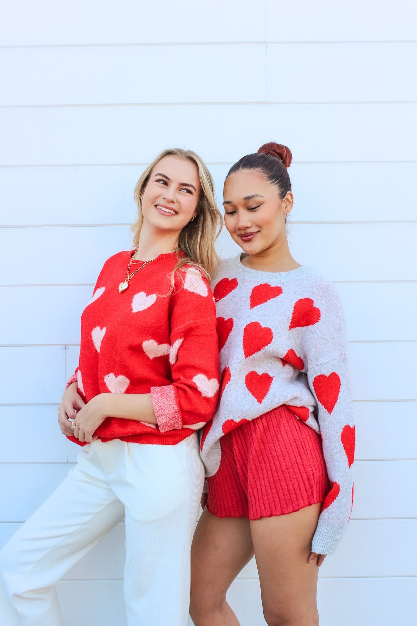 Blushing Hearts Cozy Sweater by 75