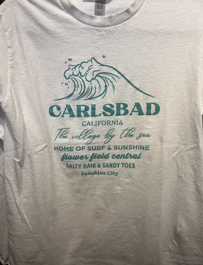 Carlsbad, CA Tee: Home of Surf and Sunshine