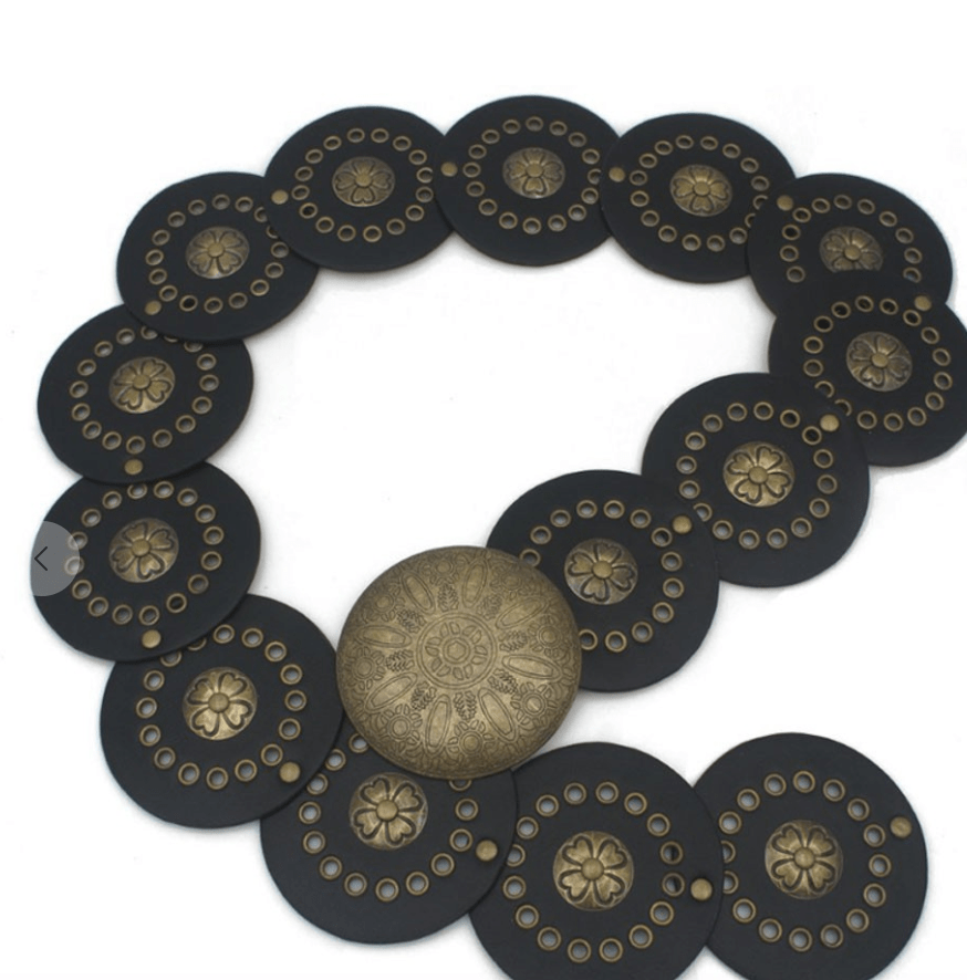 Midnight Medallion Boho Belt by 75