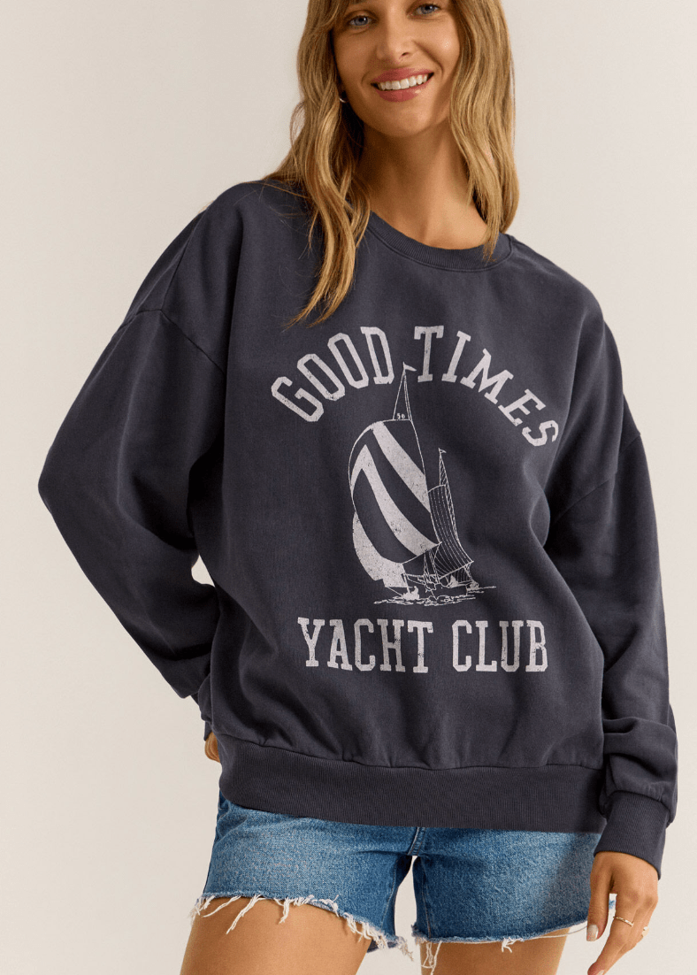 Yacht Club Sunday Sweatshirt by Z Supply