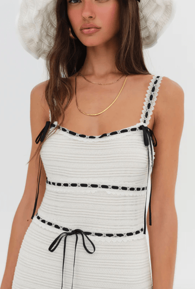 Mayfair Crochet Maxi Dress by for Love & Lemons