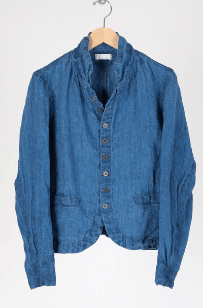 Dree Jacket - Indigo Linen Twill