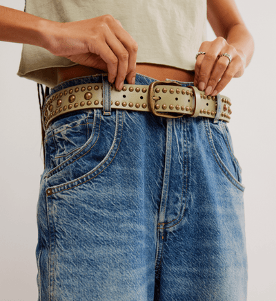 WTF SOLA STUD BELT by Free People