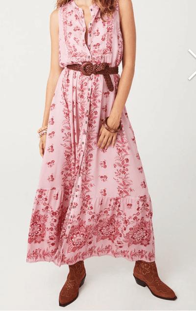 Rebel Spirit Button Through Maxi Dress by Spell