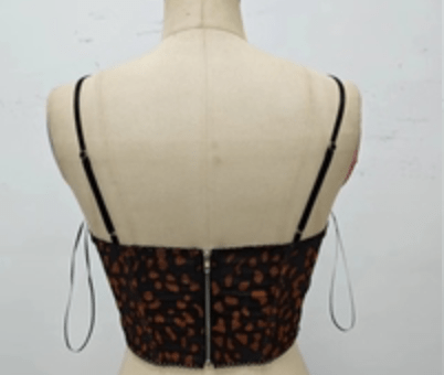 Wild Side Leopard Bustier Top by 75