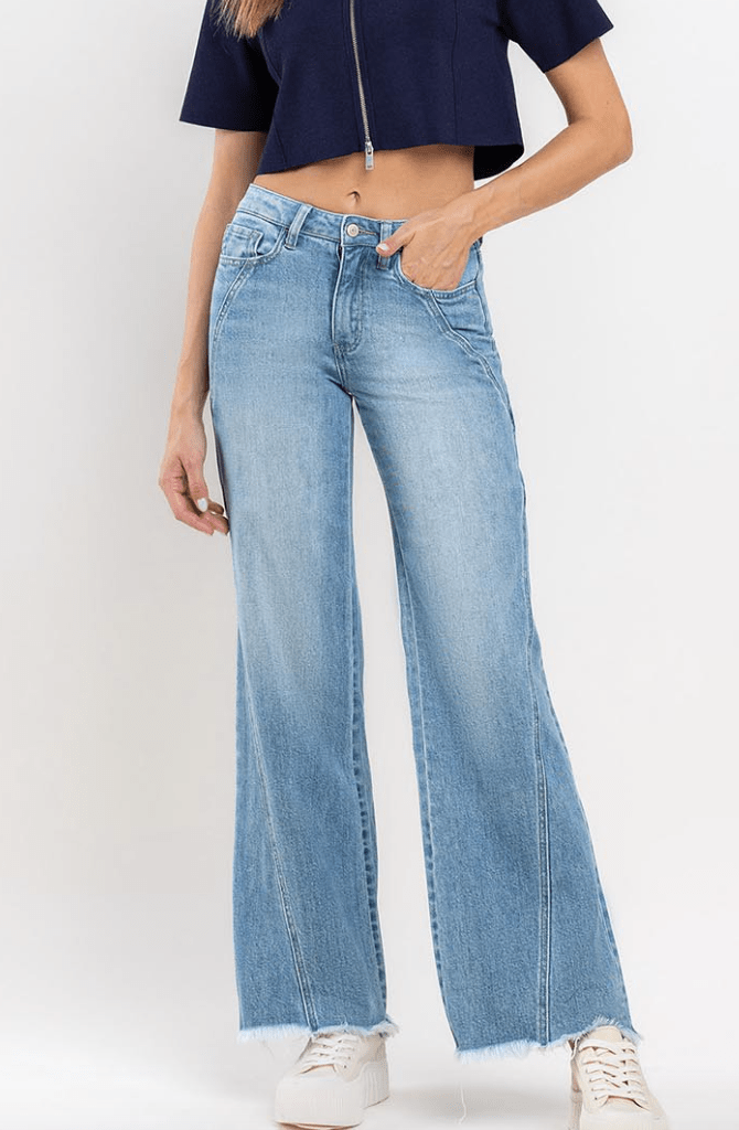 Coastal Wanderer Wide-Leg Jeans by 75