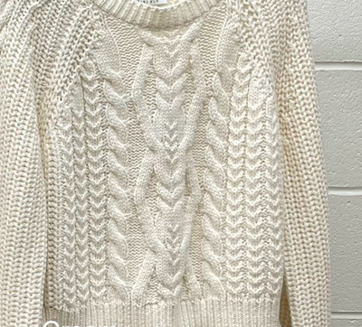 Coastal Cable Knit Sweater by 75