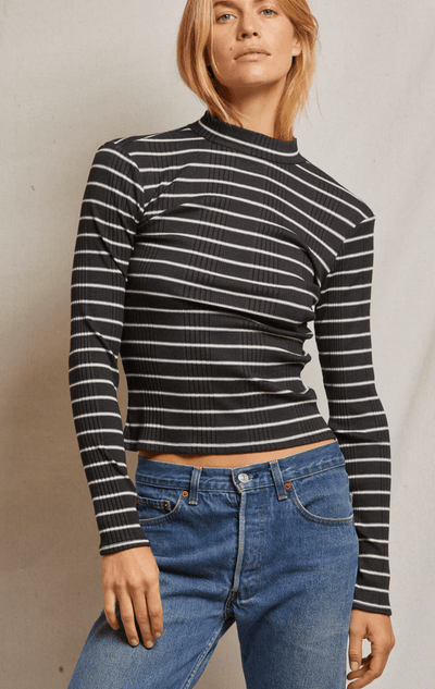 Lauryn Mock Turtle Neck by Perfect White Tee