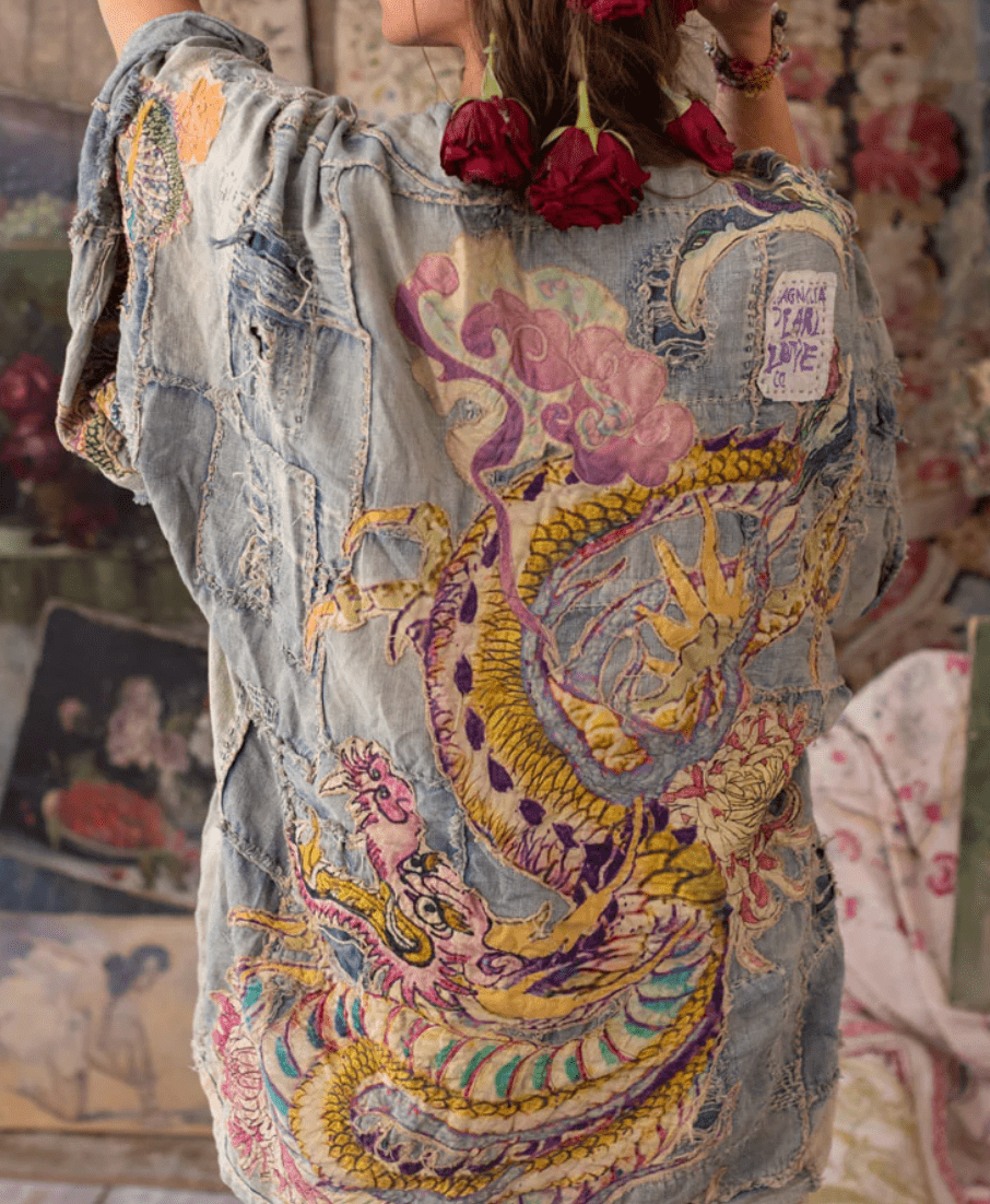 Patchwork Dragon Daigo Kimono 1156 by Magnolia Pearl