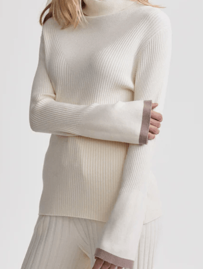 Ravena Rib Knit High-Neck Top by Varley