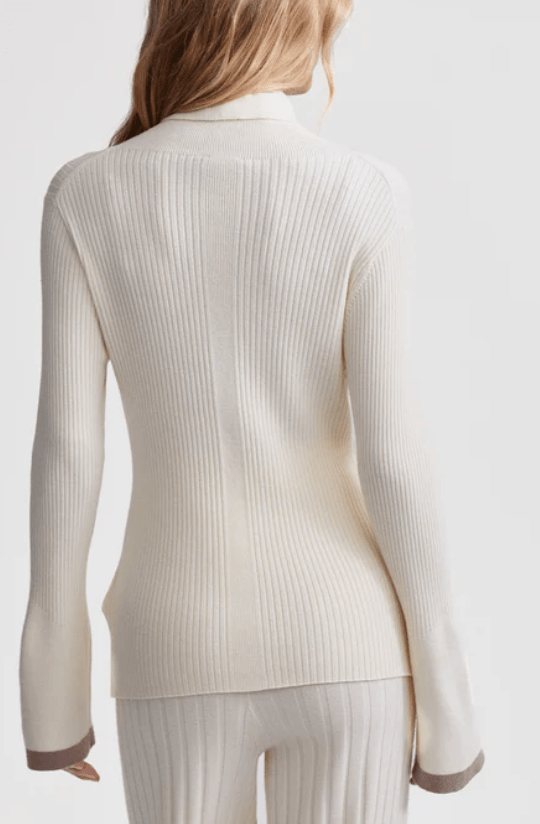 Ravena Rib Knit High-Neck Top by Varley