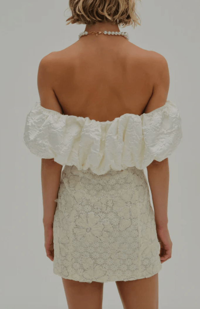 Snowflake Daisy Mini Dress for Love & Lemons