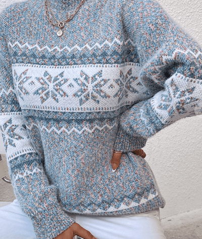 Snowflake Dreams Knitted Sweater by 75