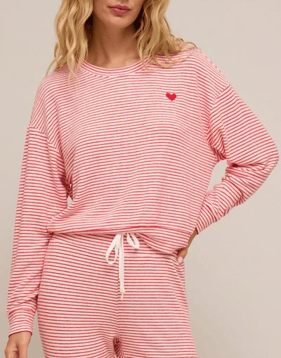 Bisous Stripe Long Sleeve Top by Z supply