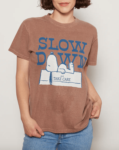 Peanuts Slow Down Tee by People of Leisure