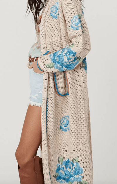 Coastal Granny Maxi Cardigan by Spell