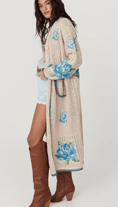 Coastal Granny Maxi Cardigan by Spell