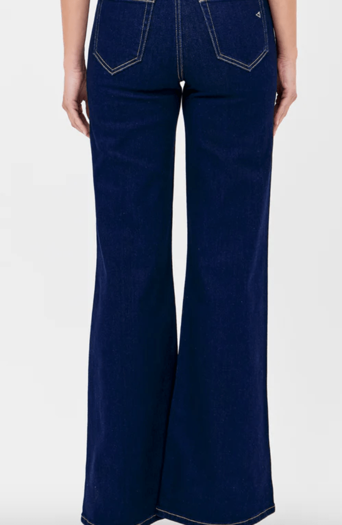 The Midnight Rinse Stretch Flare Jeans