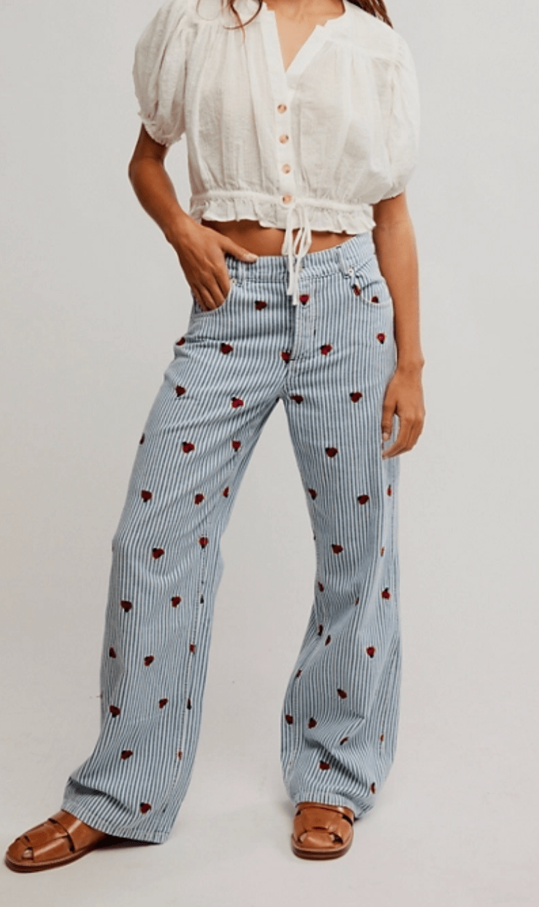 BUGGED OUT STRAIGHT LEG by Free People