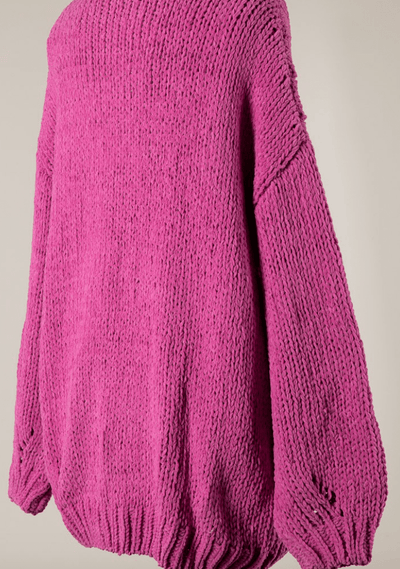 The Berry Bliss Chenille Cardigan by 75