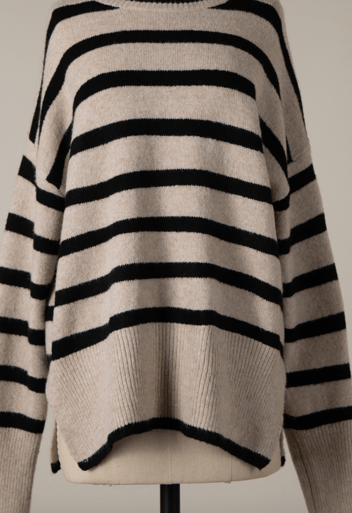 The Classic Coastal Striped Sweater by 75