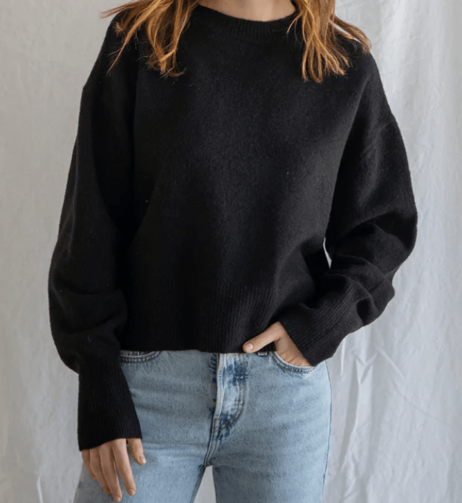 Midnight Cozy Crewneck Sweater by 75