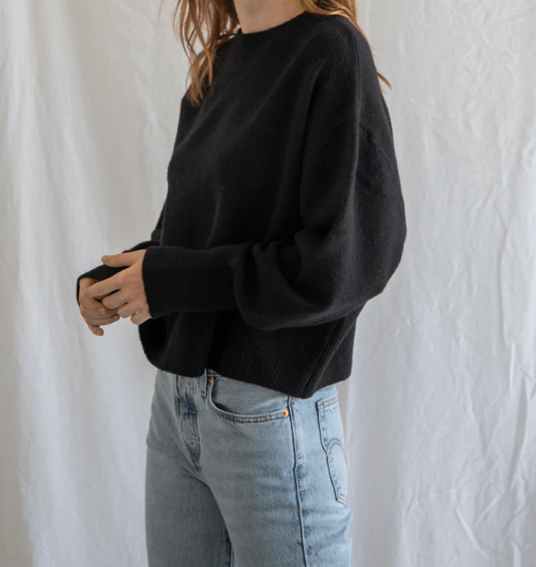 Midnight Cozy Crewneck Sweater by 75