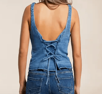 A MOMENT IN TIME DENIM VEST by Free people