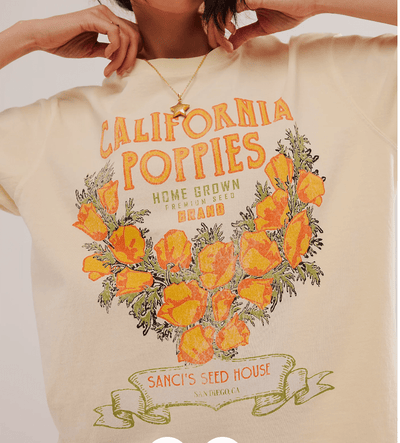 HARVEST VINTAGE WASH TEE by Free People