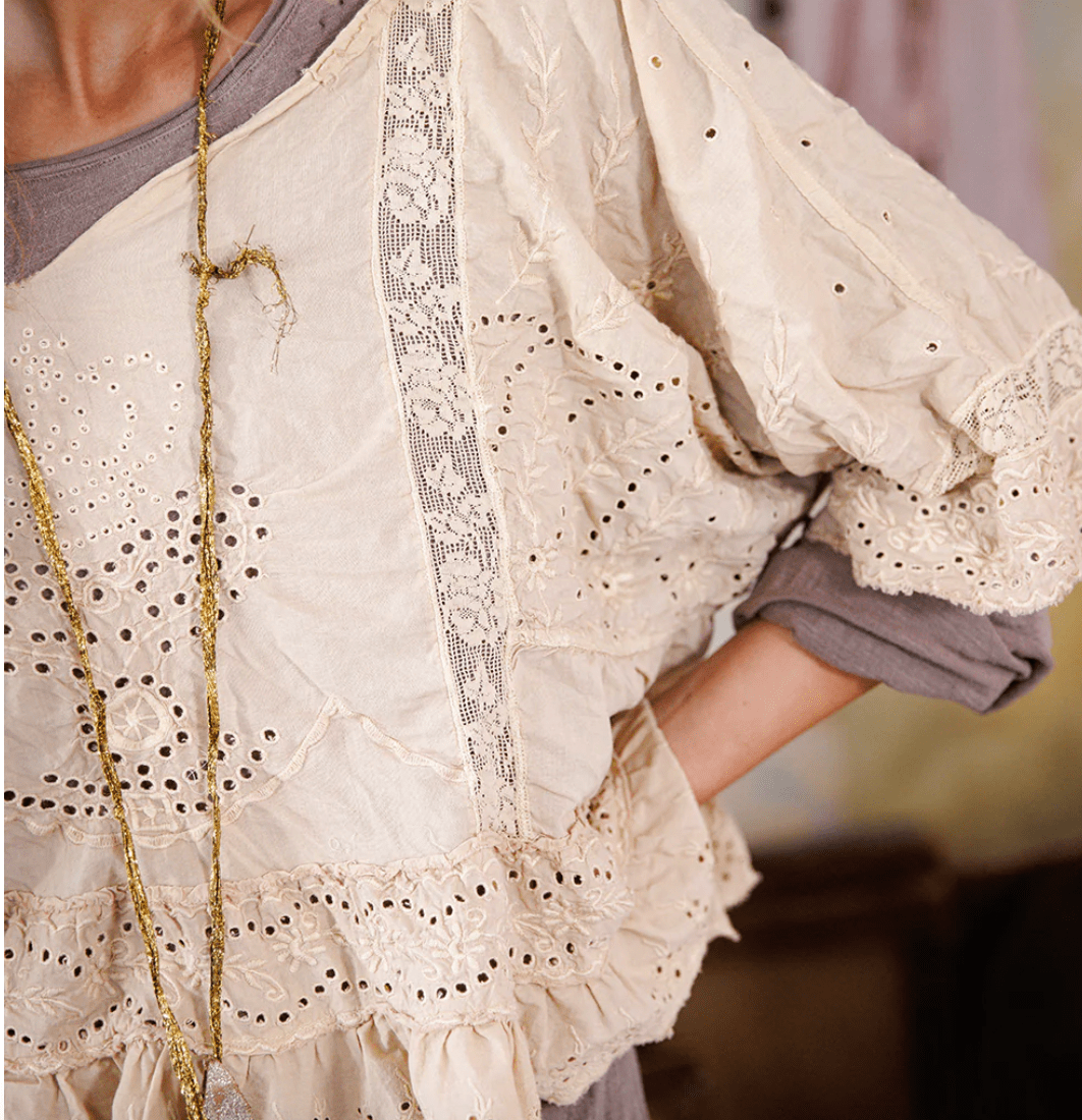 Eyelet Rosemary Blouse 2186 by Magnolia Pearl