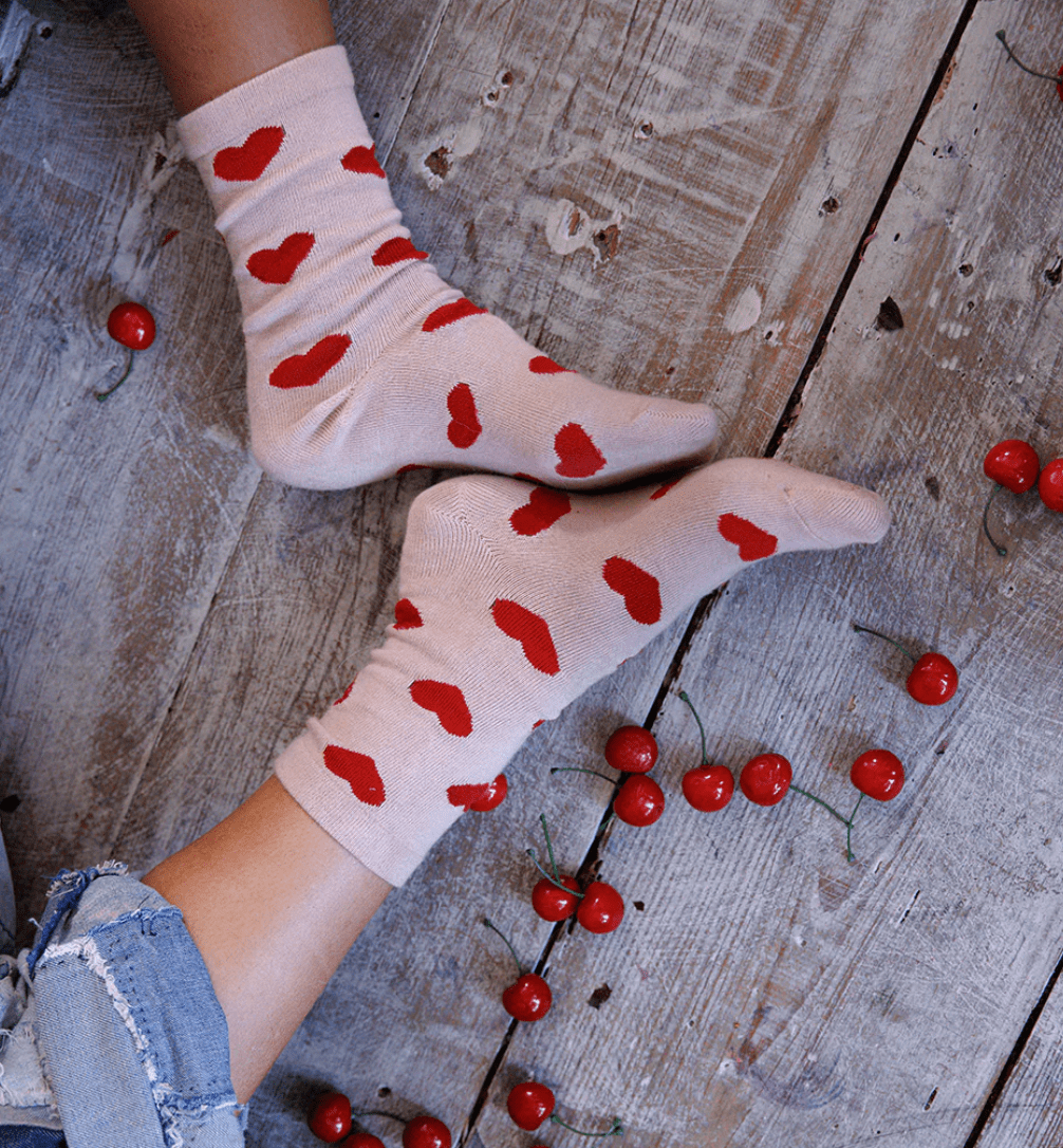 Candy Heart MP Socks 114 by Magnolia Pearl