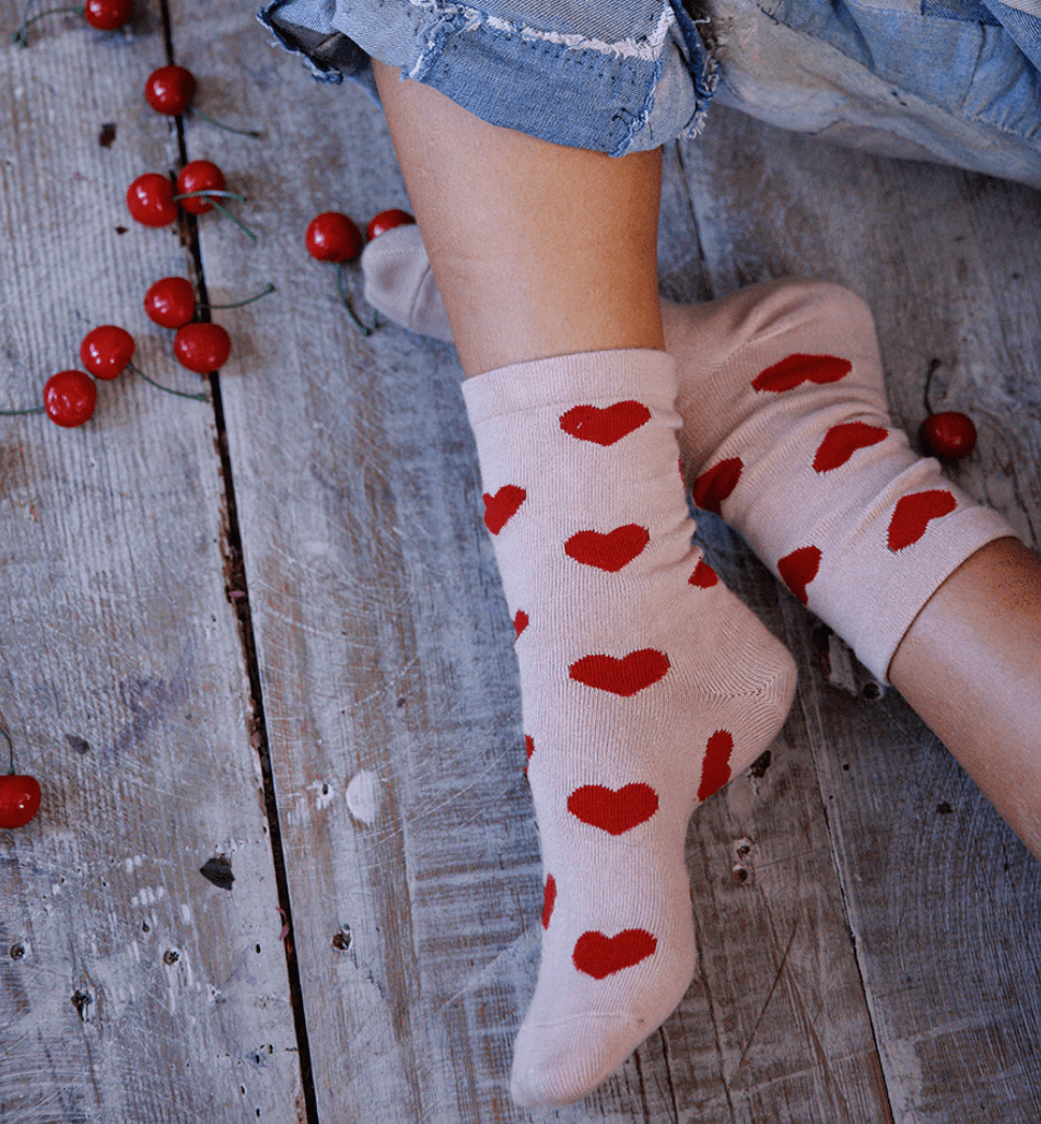 Candy Heart MP Socks 114 by Magnolia Pearl