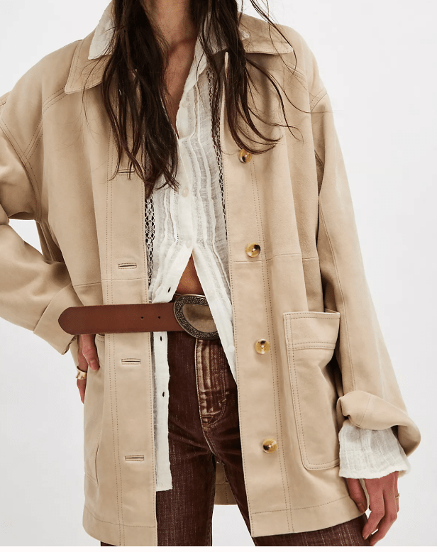 ANNALISE SUEDE JACKET by FREE PEOPLE