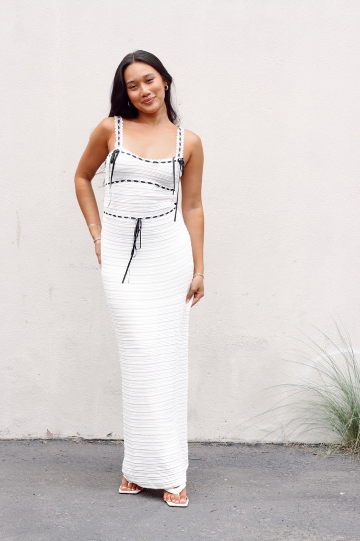 Mayfair Crochet Maxi Dress by for Love & Lemons