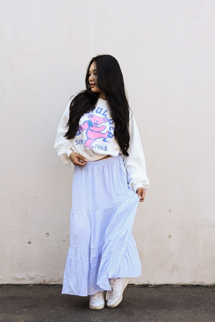 Tiered Maxi Skirt by 75