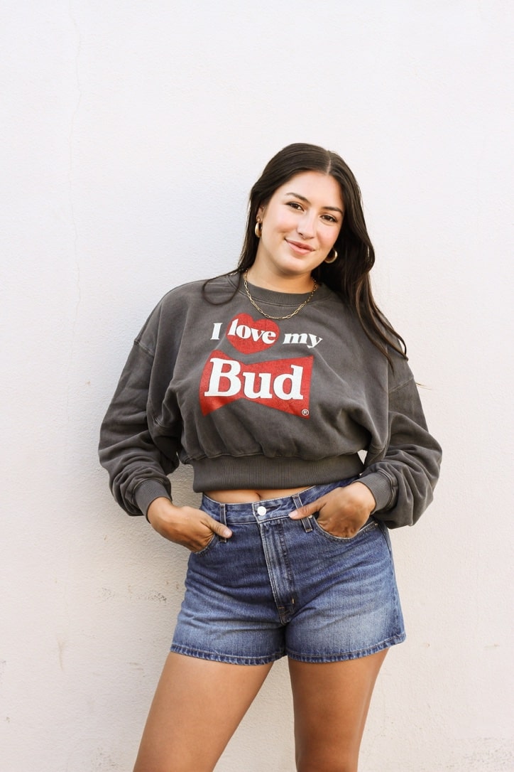 Budweiser I Love My Bud Sweatshirt