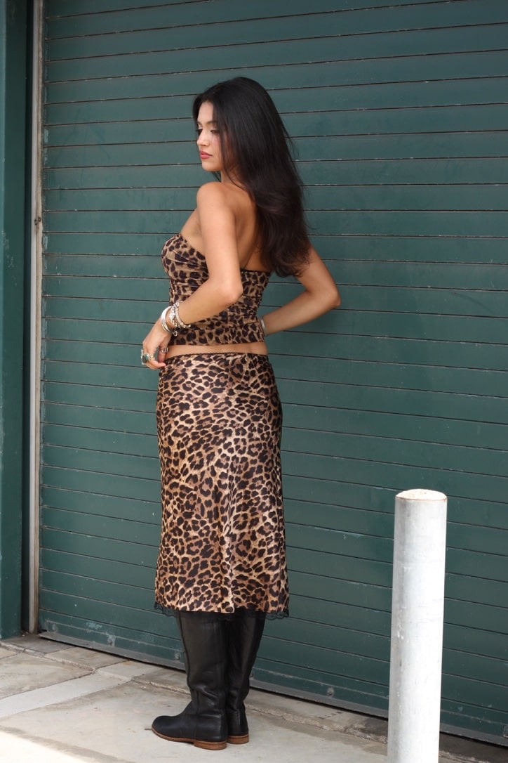 Wild Whisper Leopard Tube Top by 75