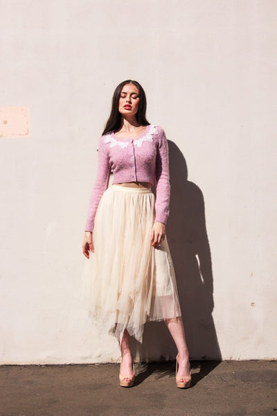 High/Low Asymmetric Tulle Tutu Skirt by 75