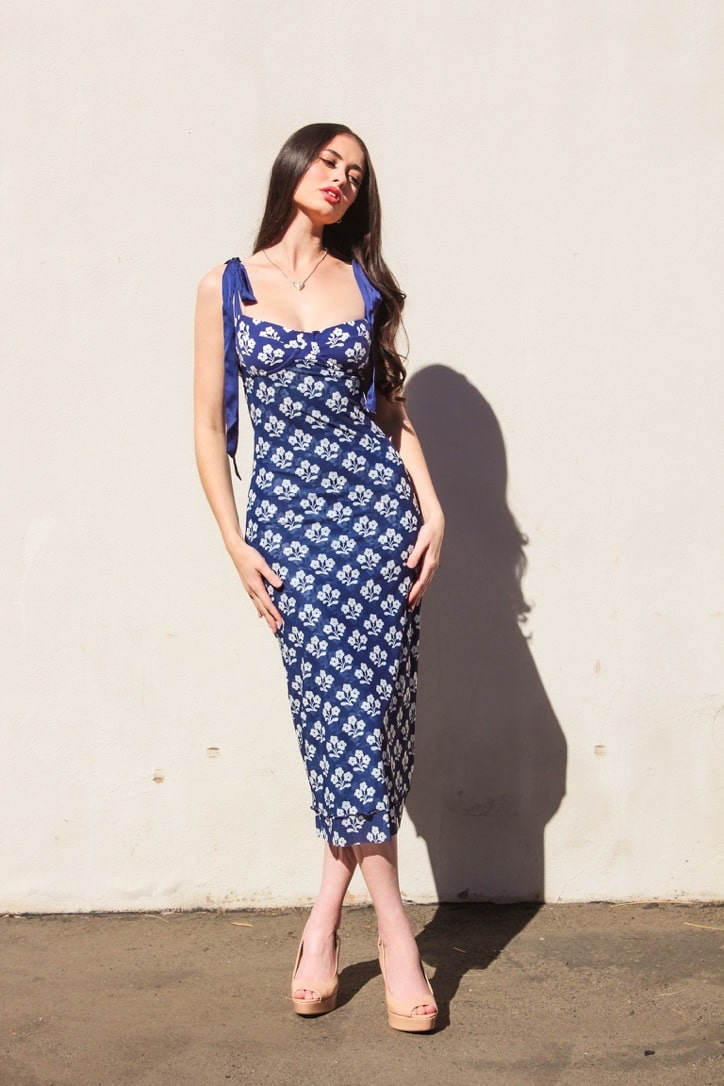 PRINTED GOT GLAM SLIP by Free People